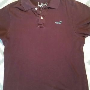 Hollister short sleeve collar shirt